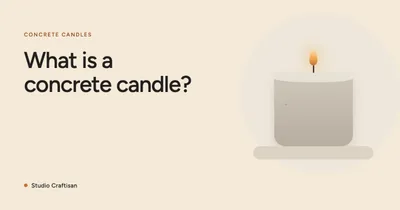 What Is a Concrete Candle? Benefits of Concrete Jar Candles