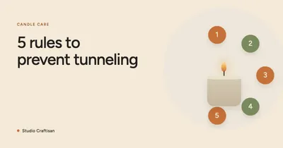 Candle Care: 5 Rules to Prevent Tunnelling and Soot