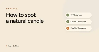How to Spot a Natural Candle: Organic Candle Buying Guide