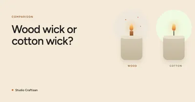 Wooden Wick vs Cotton Wick: 6 Differences, Which Is Better?