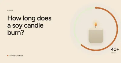 How Long Do Soy Candles Burn? 22–80 Hours by Size (100–300 g)