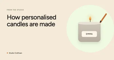 How a Personalised Candle Is Made